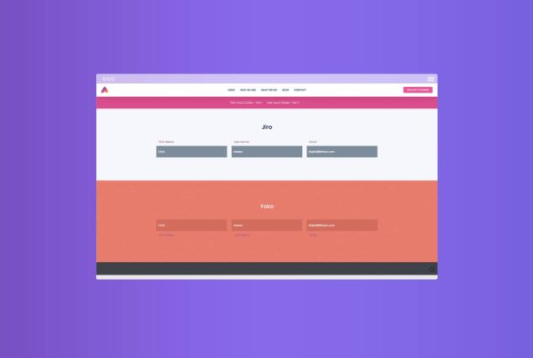 Test Input Styles - Set 1
