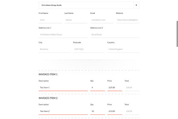 Invoicing System Image 5