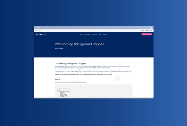 CSS Floating Background Shapes