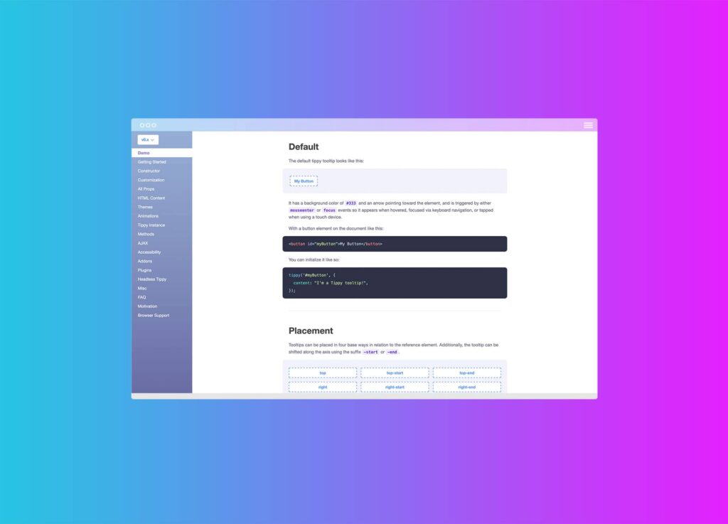 Form Field Tooltips with Tippy.js