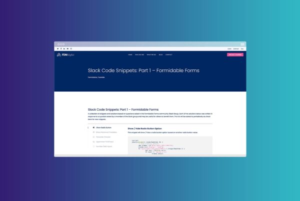 Slack Code Snippets - Formidable Forms